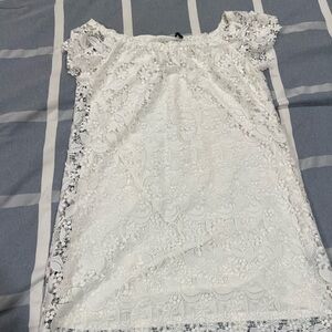 Ralph Lauren White Lace Dress
